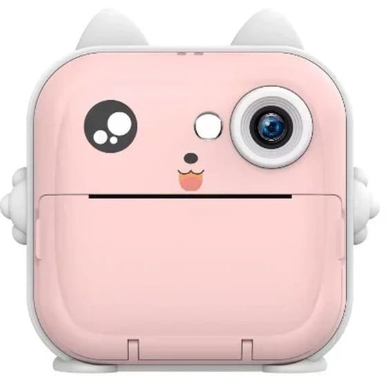 Φωτογραφική Παιδική Μηχανή Compact Andowl Q-C6 - Ροζ image 0