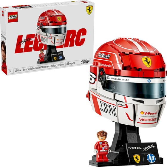 LEGO® Editions Scuderia Ferrari HP Charles Leclerc Helmet (43014) image 1