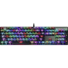 Motospeed Inflictor CK104 Gaming Μηχανικό Ενσύρματο Πληκτρολόγιο με Outemu Blue διακόπτες και RGB φωτισμό (US)