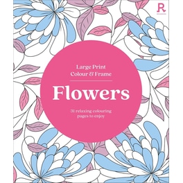 Large Print Colour & Frame - Flowers