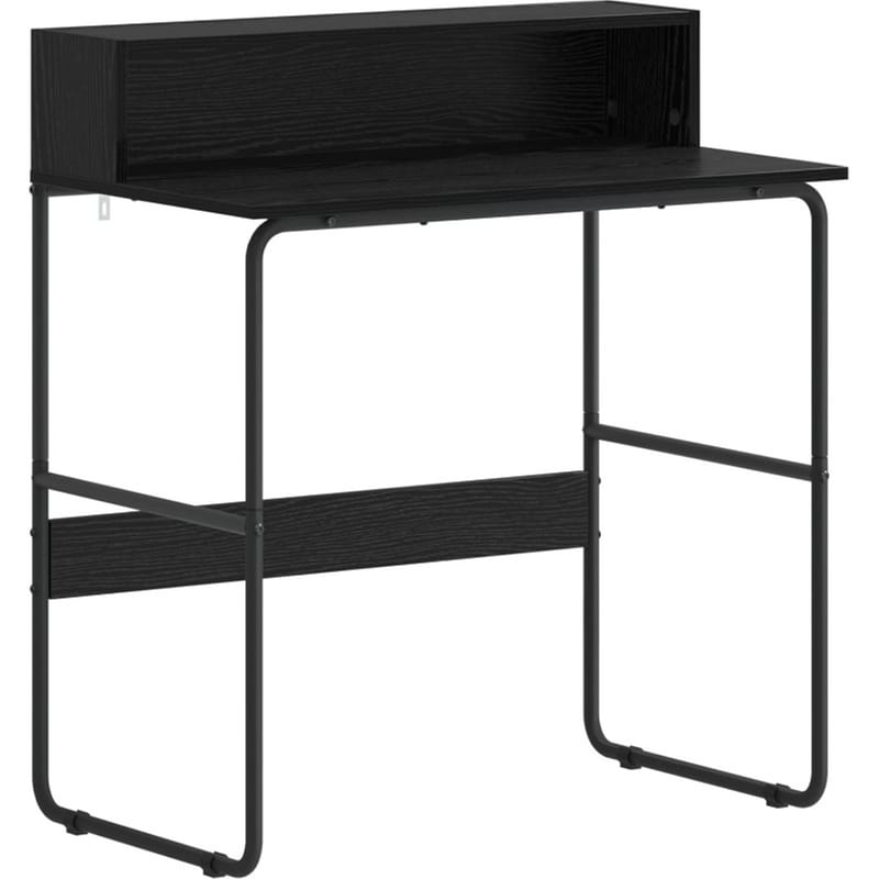Γραφείο VidaXL με Αποθηκευτικό Χώρο 80x50x91 cm - Μαύρη Δρυς