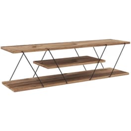Έπιπλο Τηλεόρασης 24Mall Best από Μοριοσανίδα 120x30x33 cm - Μπεζ/Μαύρο