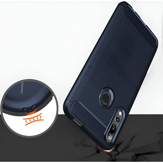 Θήκη Apple iPhone 14 Pro Max - Sonique Carbon Brushed - Μπλε image 3