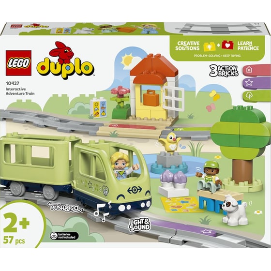 LEGO® DUPLO® Town Διαδραστικό Τρένο για Περιπέτειες (10427) image 0