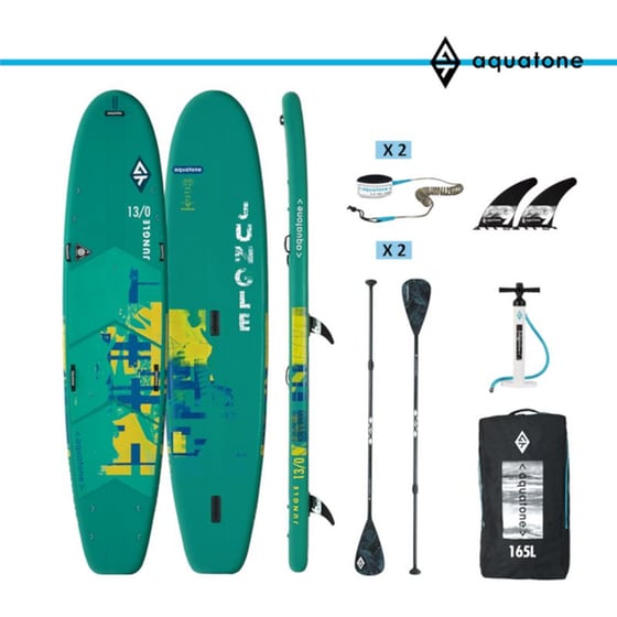 Φουσκωτή Σανίδα SUP Aquatone 396 x 86 - Πράσινο image 0