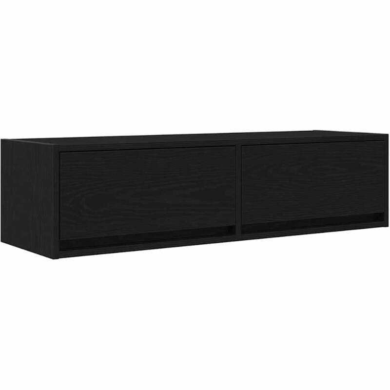 Έπιπλο Τηλεόρασης VidaXL 100 x 31 x 25,5 cm - Μαύρη Δρυς