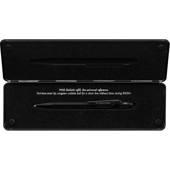 Στυλό Διαρκείας Caran d'Ache 849 με Κουμπί Medium 1.0 mm σε Κουτί Μαύρο image 1