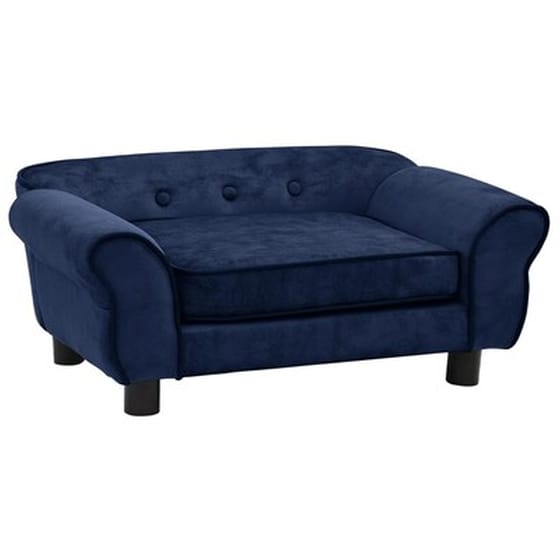 Vidaxl Καναπές - Κρεβάτι Σκύλου Μπλε 72 X 45 X 30 Εκ. Βελουτέ image 2