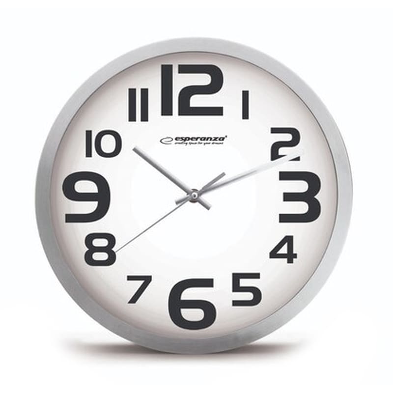 Esperanza Ρολόι Τοίχου Zurich Ehc013w, 25cm, Λευκό Ehc013w Id: 24929