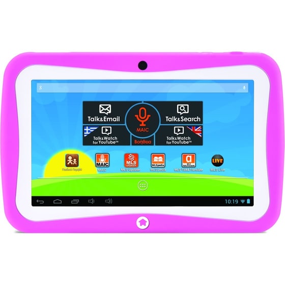 MLS iQTab Kido Plus Παιδικό Tablet 7" 8GB Ροζ image 0