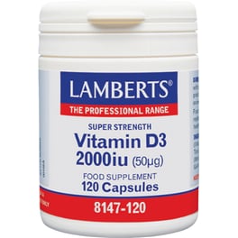 Lamberts Vitamin D3 2000IU - 120 ταμπλέτες