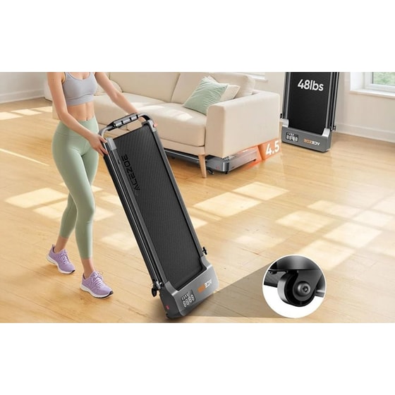 ACEZOE Walking Pad P12 Ηλεκτρικός Διάδρομος Γυμναστικής Aσημί image 7