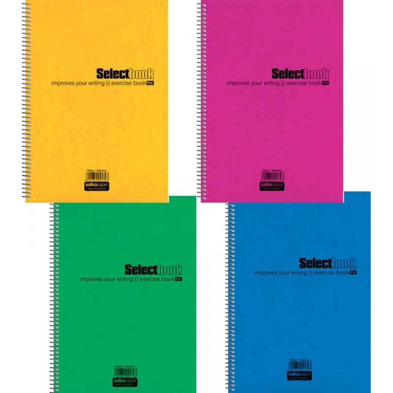 SALKO Τετράδιο Σπιράλ SALKO Α4 Select (1 Τεμάχιο)