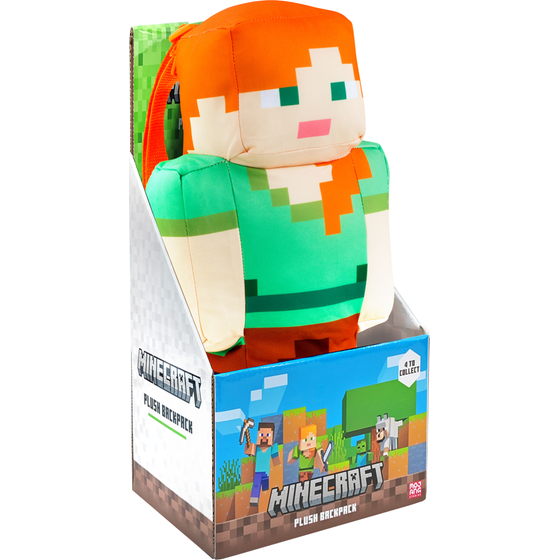 Λούτρινο Minecraft Backpack (30cm) 1 Τμχ - Τυχαία Επιλογή Σχεδίου image 2