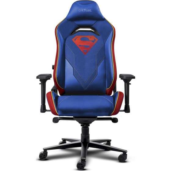 Καρέκλα Gaming Trust GXT 721SM Ruya Pro DC Superman από Τεχνητό Δέρμα - Μπλε με Σχέδιο image 1