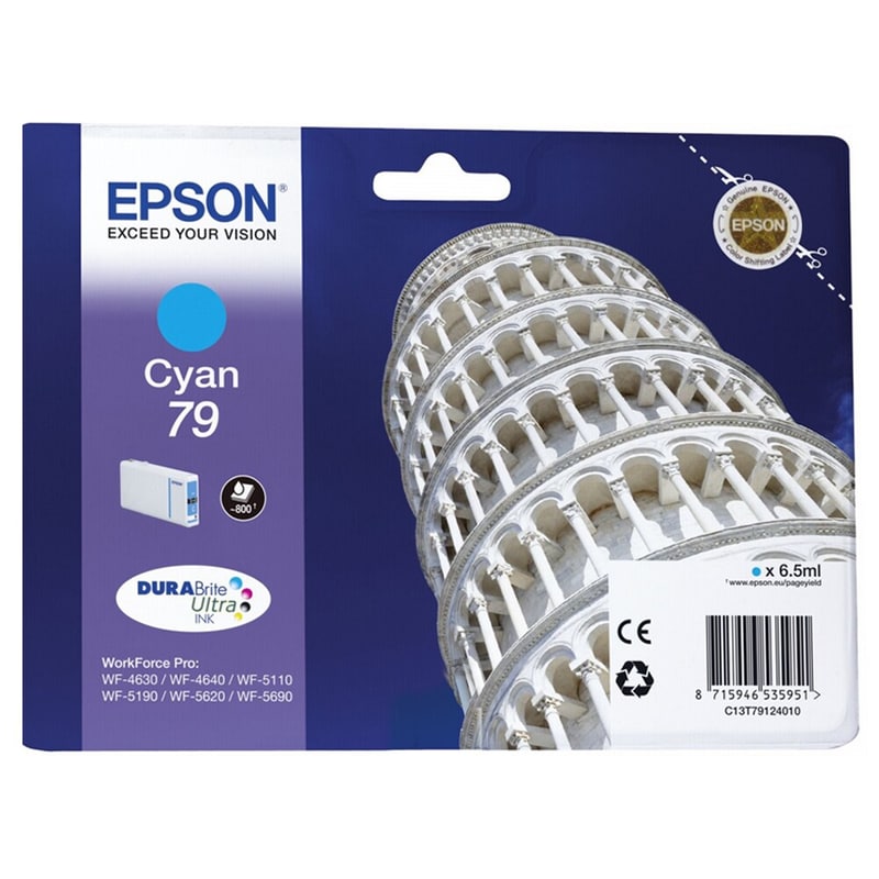 Epson 79 Κυανό Μελάνι Εκτυπωτή C13T79124010