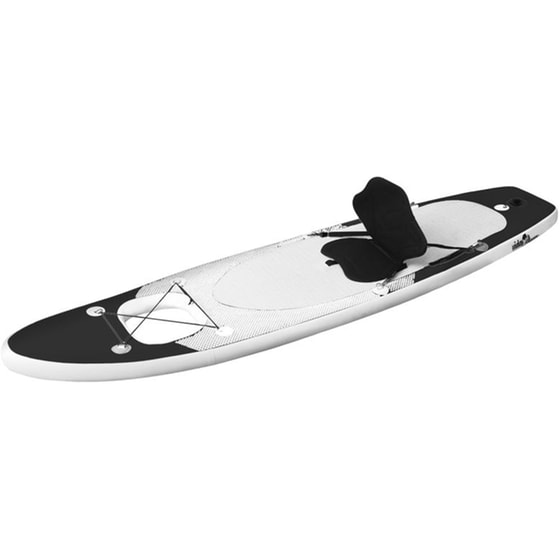 Φουσκωτή Σανίδα SUP VidaXL 360x81 cm - Μαύρη image 1