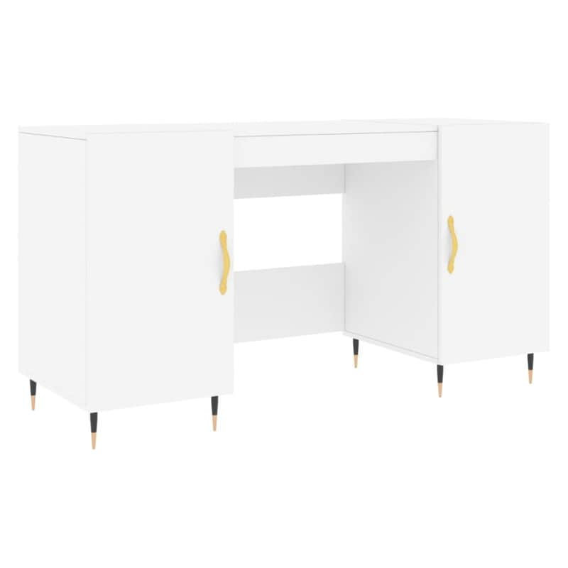 Γραφείο VidaXL από Επεξεργασμένο Ξύλο 140x50x75 cm - Λευκό