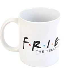 Κούπα Erik Friends Logo Κεραμική 350 ml - Λευκή