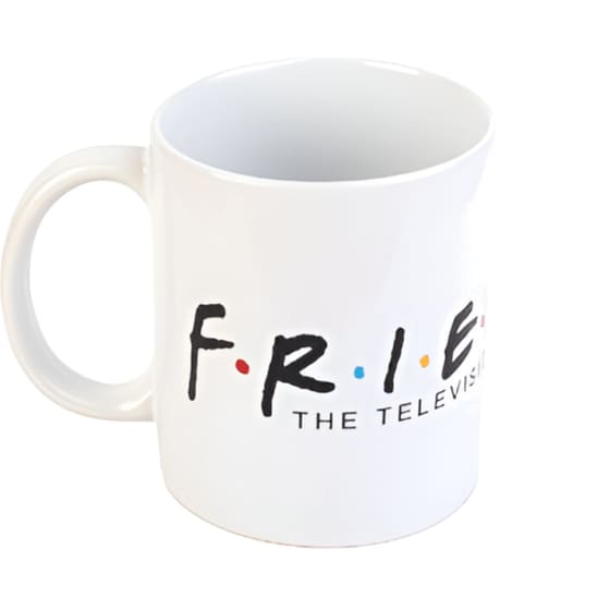 Κούπα Erik Friends Logo Κεραμική 350 ml - Λευκή image 0