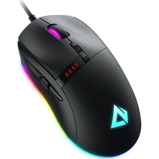 Aukey Gmf4 Knight RGB Gaming Ενσύρματο Ποντίκι - Μαύρο image 1