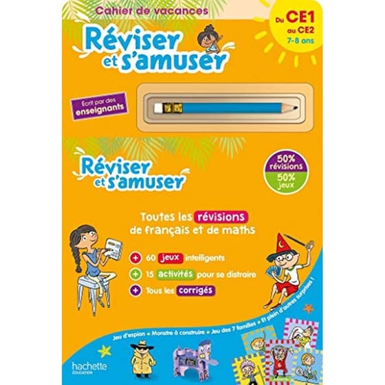 Réviser et s'amuser - Du CE1 au CE2 (7-8 ans) - Cahier de vacances 2021 image 0