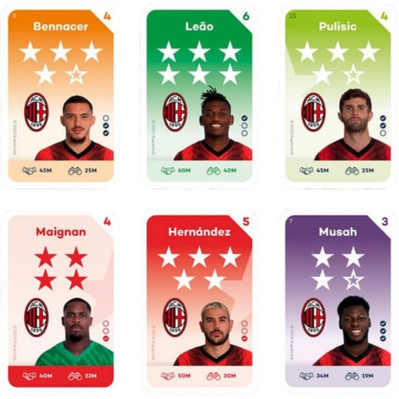 Ac Milan Player Cards 2023/24 Επέκταση (Superclub) image 2