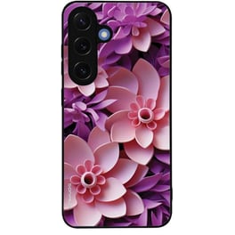 Θήκη Samsung Galaxy S25 - Sonique 3D Flower Series - Ροζ