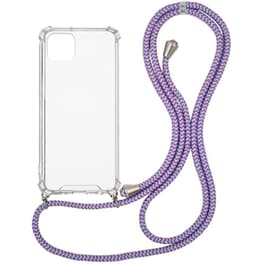 Θήκη Apple iPhone 11 Pro Max - Sonique με Κορδόνι Armor Clear - Λιλά