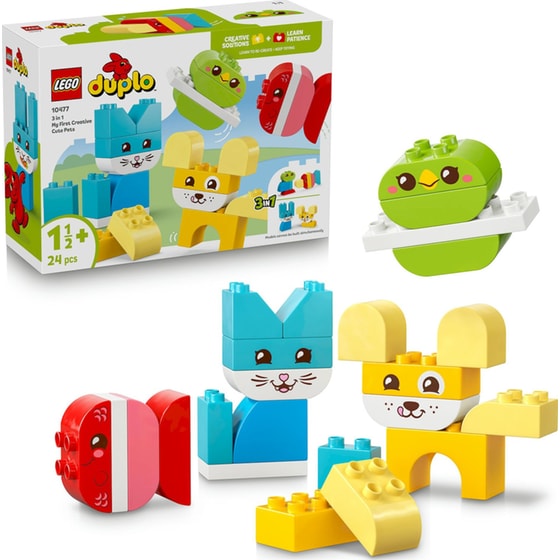 LEGO® DUPLO® My First 3 σε 1 Δημιουργικά Χαριτωμένα Κατοικίδια (10477) image 6