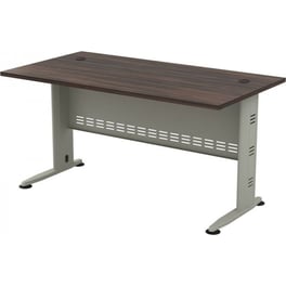 Γραφείο 24Mall 150x80x75cm Γκρι - Καρυδί C532517