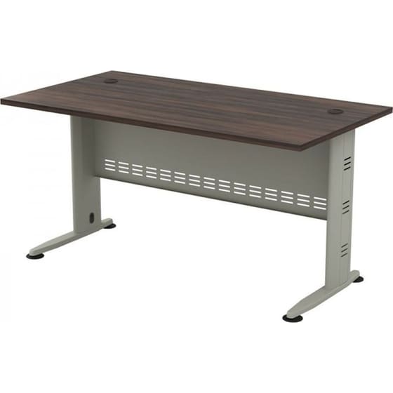 Γραφείο 24Mall 150x80x75cm Γκρι - Καρυδί C532517 image 0