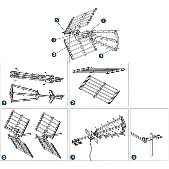 Εξωτερική Κεραία Edision Talos- Μαύρο image 1