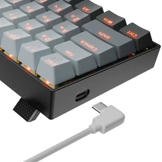 Redragon Fizz K617 Gaming Μηχανικό Ενσύρματο USB Πληκτρολόγιο RGB Μαύρο (US) image 3