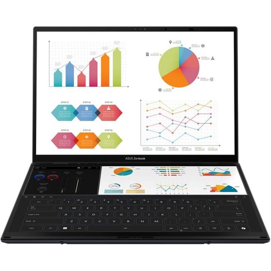 Asus Zenbook Duo OLED UX8406CA-OLED-PZ068X 14" 3K OLED (Core Ultra 9-285H/32GB/2TB SSD/Arc Graphics/Win11Pro) Laptop image 5