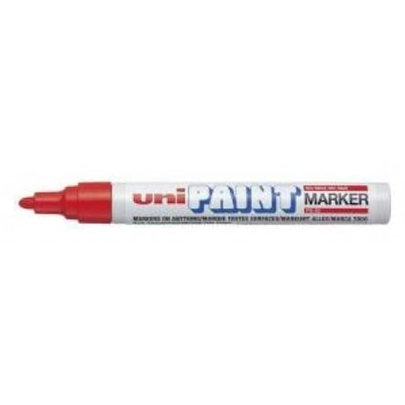 UNI Μαρκαδόρος Uni Ανεξίτηλος Paint Red Px20