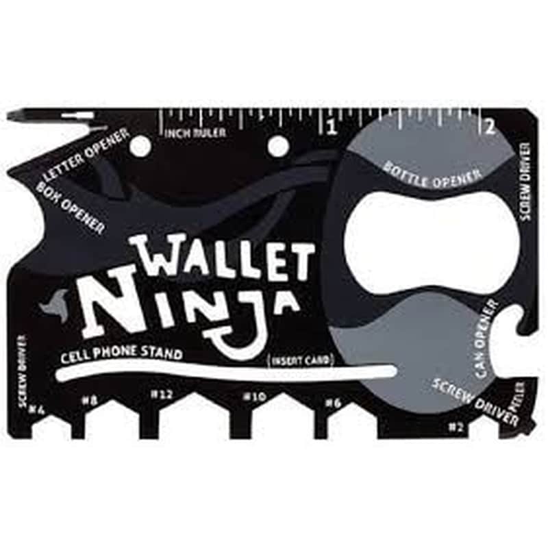 Πολυεργαλείο 18 Σε 1 Σε Σχήμα Πιστωτικής Κάρτας Ninja Wallet
