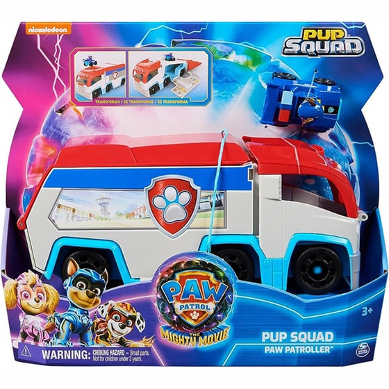 Spin Master Paw Patrol Mighty Movie Pup Squad Πούλμαν image 0