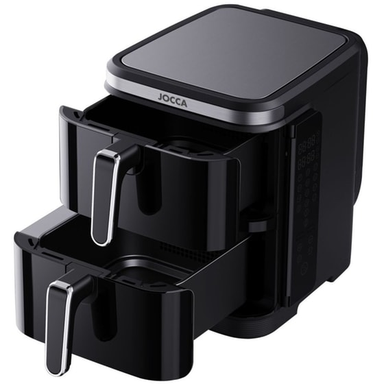 JOCCA J-2454 με Διπλό Αποσπώμενο Κάδο 11 L Μαύρο Φριτέζα Αέρος image 2