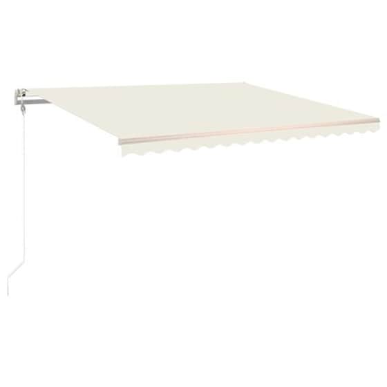 Τέντα Vidaxl Συρόμενη Αυτόματη 450x300cm - Κρεμ image 2