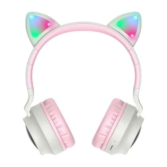 Hoco W27 Cat Ear Ασύρματα Ακουστικά Κεφαλής - Λευκά image 1