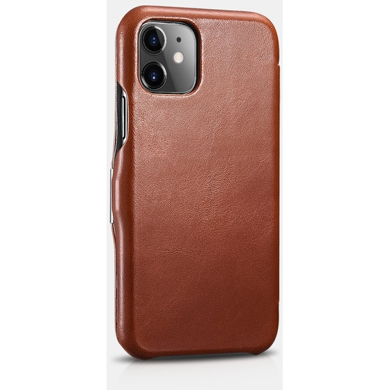 Θήκη Apple iPhone 11 - Icarer Side-open Vintage Series - Brown image 3