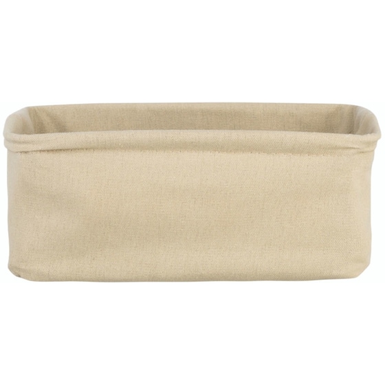 Διακοσμητικό Καλάθι Estia Υφασμάτινο 20x10x10 cm - Μπεζ/Καφέ image 2