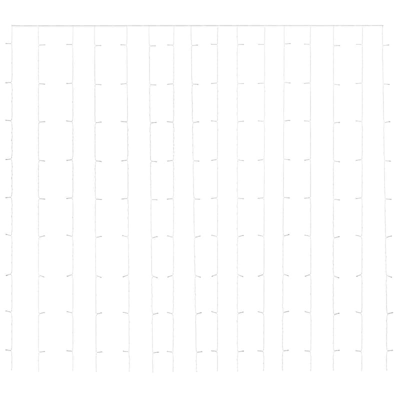 Χριστουγεννιάτικα Λαμπάκια Κουρτίνα VidaXL Κουρτίνα 300 Led 3m - Πολύχρωμο