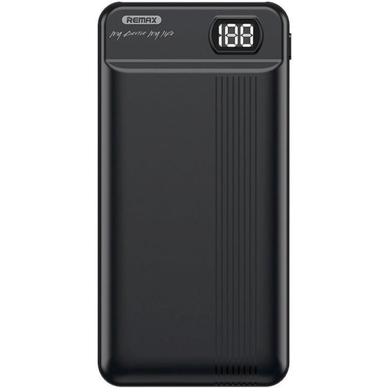 Powerbank Remax RPP-106 20.000mAh - Μαύρο image 0
