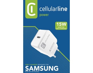 Φορτιστής Πρίζας Cellular Line Usb-C 15W - White image 2