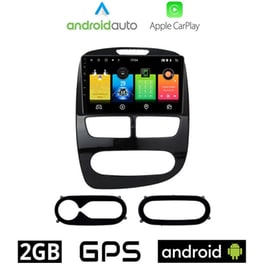 OEM Ηχοσύστημα Αυτοκινήτου Renault Clio (2012-2015) Οθόνη αφής 10'' Android 32GB+2GB Μαύρο