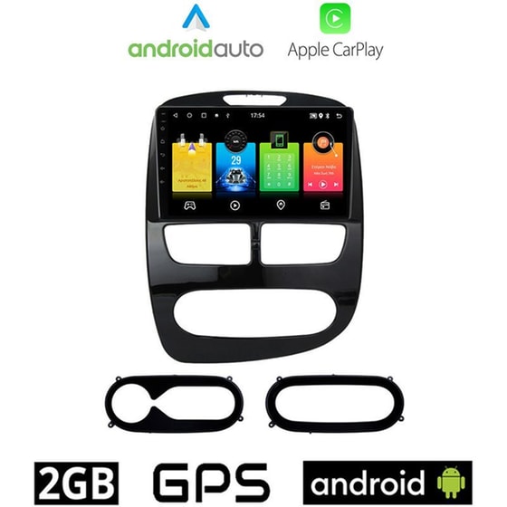 OEM Ηχοσύστημα Αυτοκινήτου Renault Clio (2012-2015) Οθόνη αφής 10'' Android 32GB+2GB Μαύρο image 0