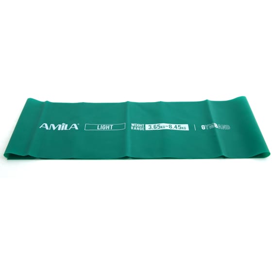 Λάστιχο Γυμναστικής Amila Gym Band 48181 1.2m Μαλακό - Πράσινο image 0
