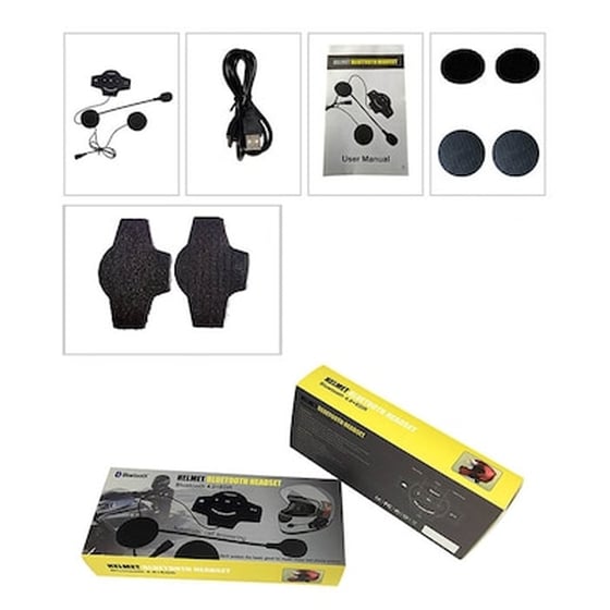Bt10 Bluetooth Handsfree Για Κράνος Moto Motorcycle Helmet Bluetooth Wireless Electric Charging image 1